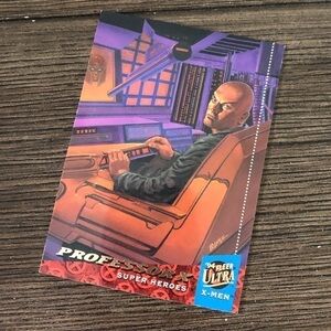 X-men ’94 Fleer Ultra trading card: Professor X (Super Heros) #16